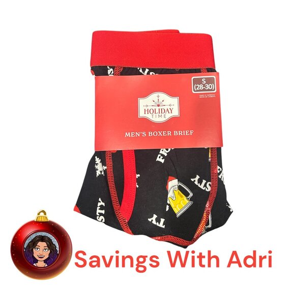 Men's Holiday Time Boxer Briefs Frosty Beers - Picture 4 of 5